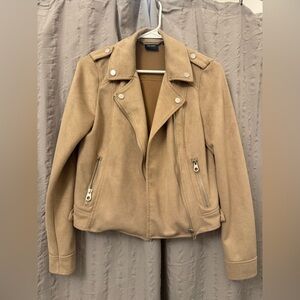 Vero Moda Camel Leather Jacket